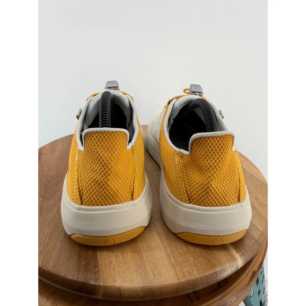 Stio Colter Low Women's Mustard Yellow White Mesh Bungee Sneakers Size‎ 8.5